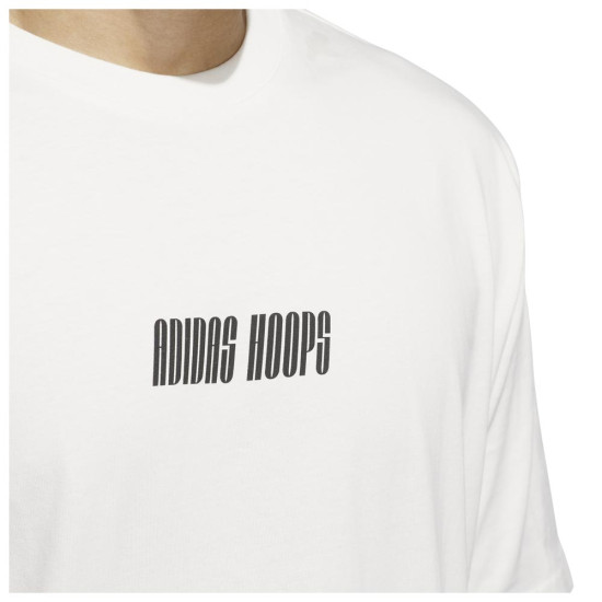 Adidas Ανδρική κοντομάνικη μπλούζα Hoops Graphic Tee